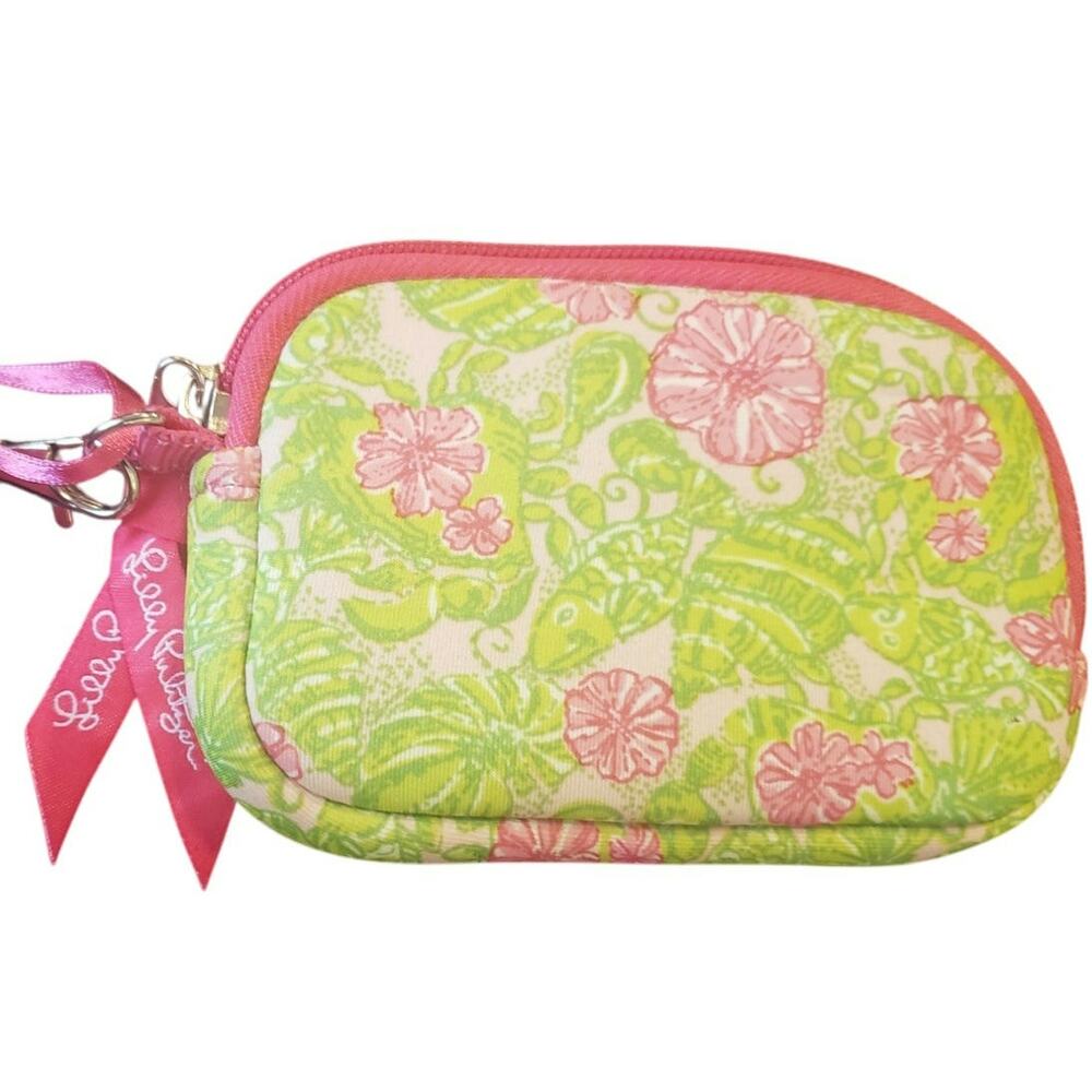 Lilly Pulitzer wristlet preloved good‎